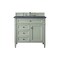 James Martin Vanities Brittany 36in Single Vanity, Sage Green w/ 3 CM Charcoal Soapstone Quartz Top 650-V36-SGR-3CSP - alternate 1